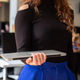 laptop holding positions—the waiter